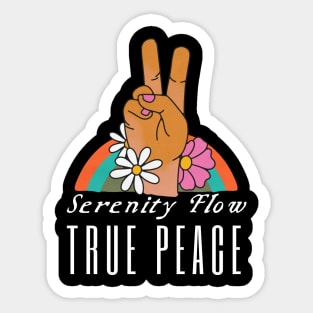 Serenity Flow True Peace Sticker